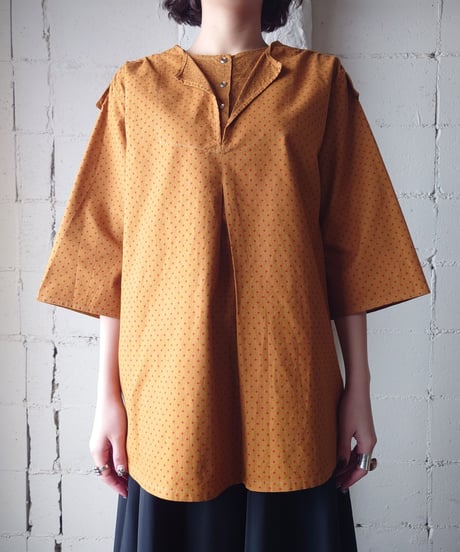 Rhombus Dot Design Blouse MU