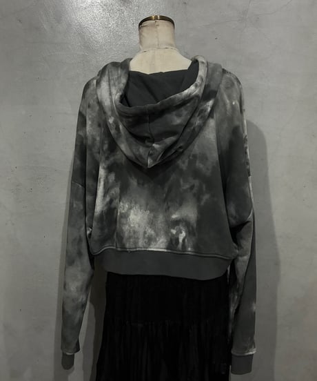 adidas Logo Dolman Sleeve Tie-Die Hoodie GR LGR