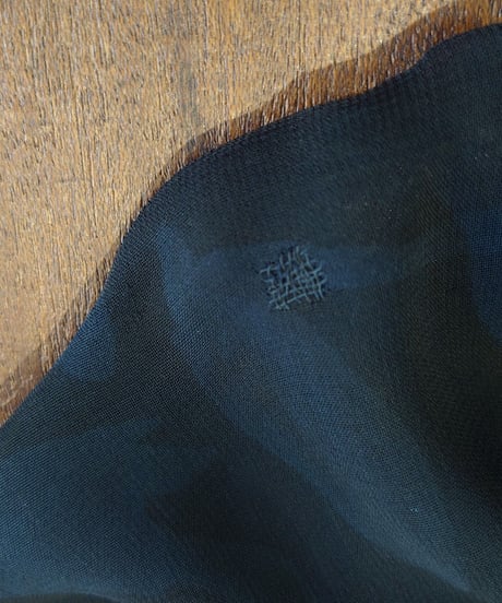 Shadow Pattern Sheer Dress BK