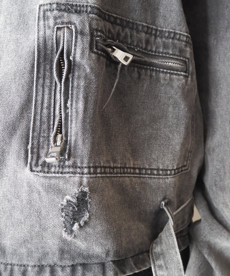 BALMAIN Denim Riders Jacket BK