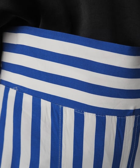 Stripe Gaucho Pants BLWH