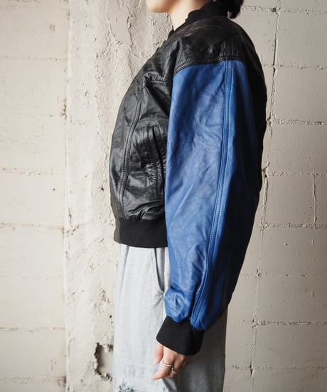 Bicolor Leather Jacket BKBL