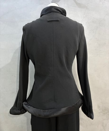Jean Paul GAULTIER  FEMME Doughnut Collar W zip Jacket BK