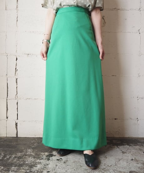 1970's Trapezoid Long Skirt GN