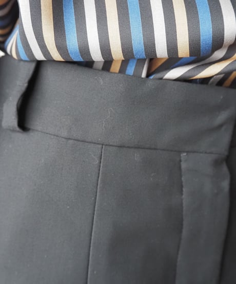 LOEWE Back Seam Straight Pants BK