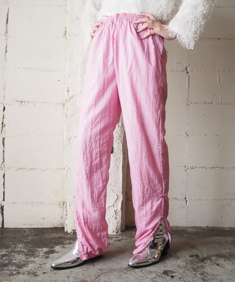 Side Slit Nylon Pants PI