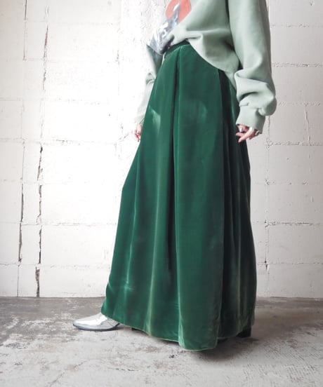 Velvet Flared Skirt GN