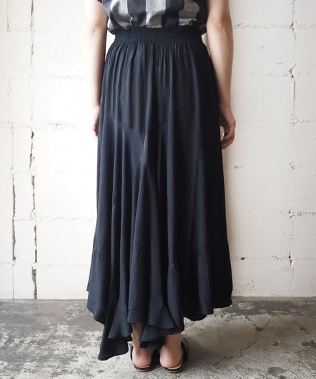 1980's Asymmetric Skirt BK