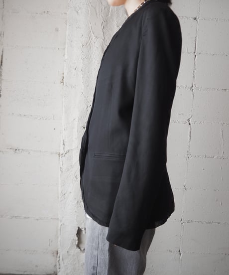 HELMUT LANG Collarless Jacket BK