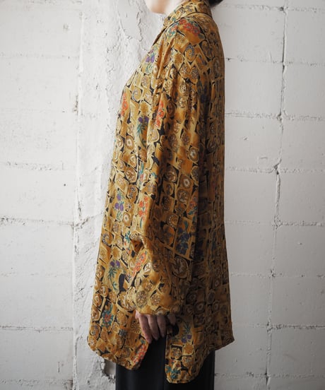 1980's Pattern Rayon Shirt YE