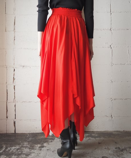Design Slit Flared Skirt RE