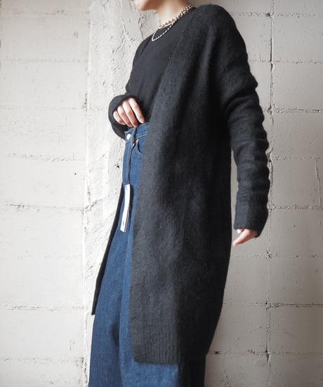 Acne Studios Mohair Mix Knit Robe BK