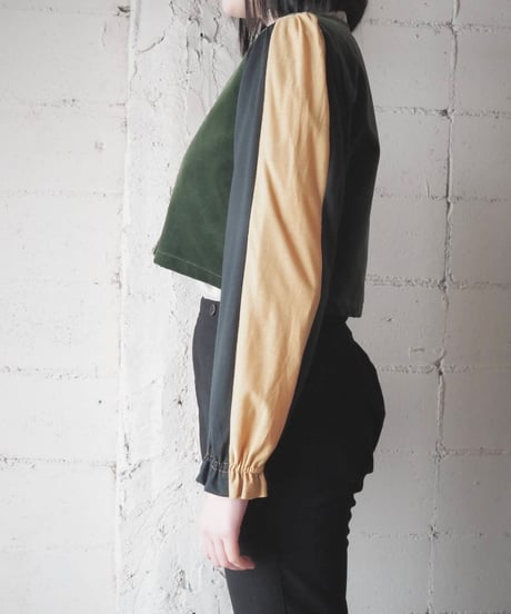 Handmade Bicolor Velour Jacket GN