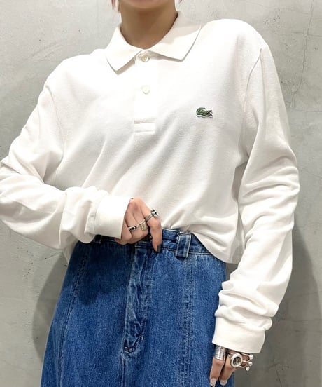 LACOSTE  Remake Cropped Polo Shirt WH