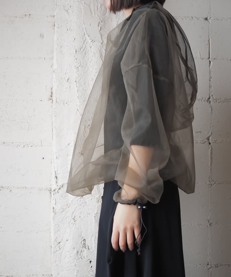 Bicolor Sheer Hoodie KABK
