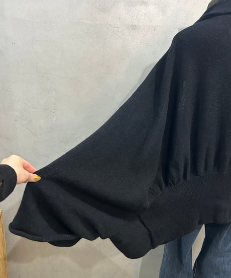 Y's Asymmetric Wool Cardigan BK