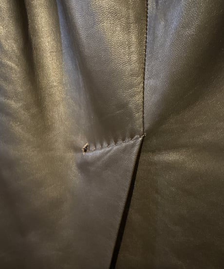 MaxMara Lether Tight Skirt DBR