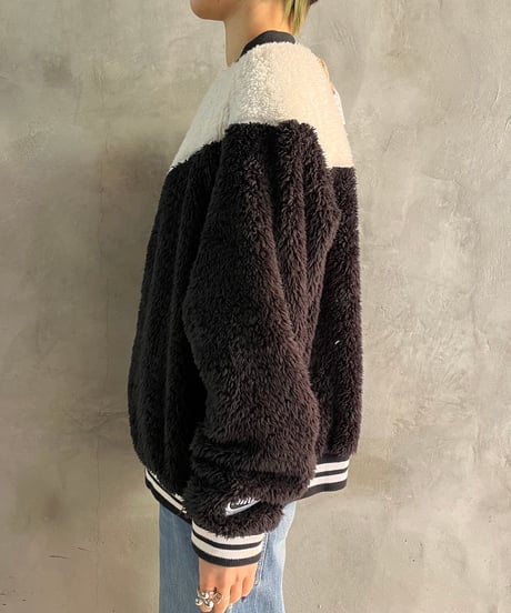 NIKE Bi-Color Boa Blouson BKWH