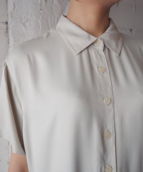 Nikki Saggaro Pleated Skirt Shirt Dress BE
