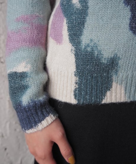 Painted Pattern Sweater LBLPUR