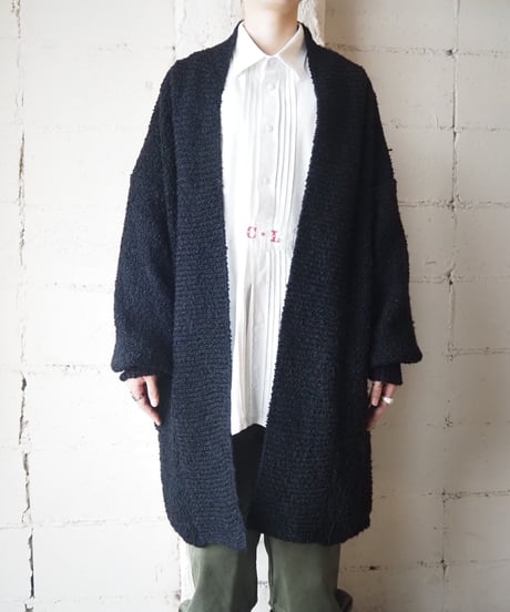 Long Knit Cardigan BK