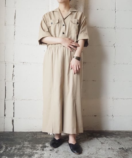 Open Collar Shirt Dress BE