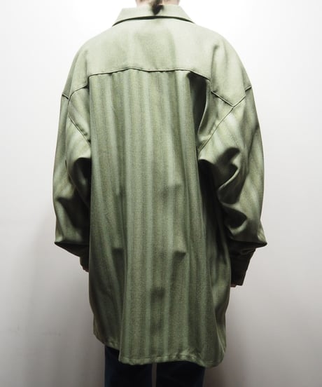 Stripe Open Collar Shirt KA