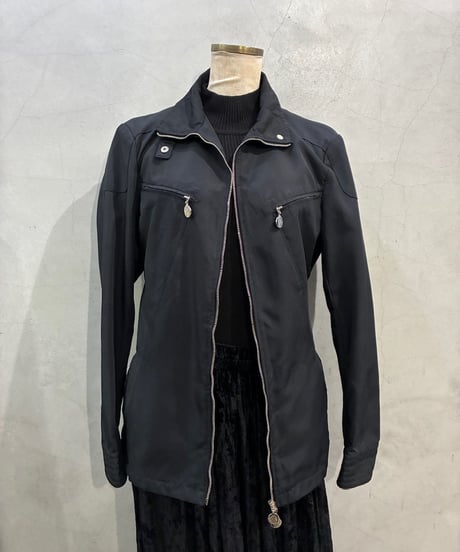 MONCLER Stand Collar Belted Jacket BK