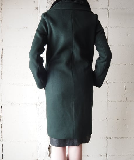 Acne Studios Fur Collar Chester Coat DGN