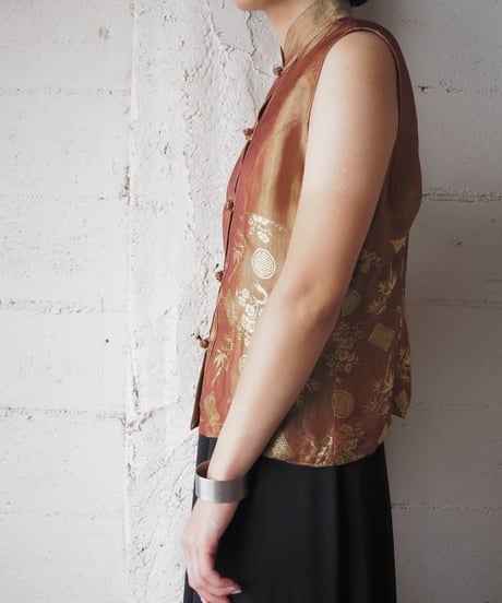 Shadow Pattern N/S China Shirt YE