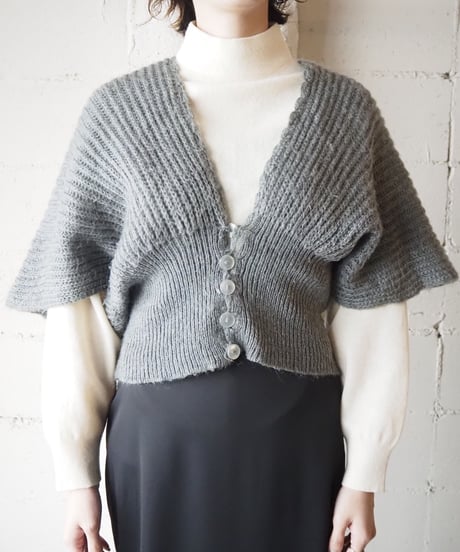Flared Sleeve Knit Vest GR