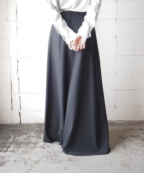 Flared Long Skirt BK