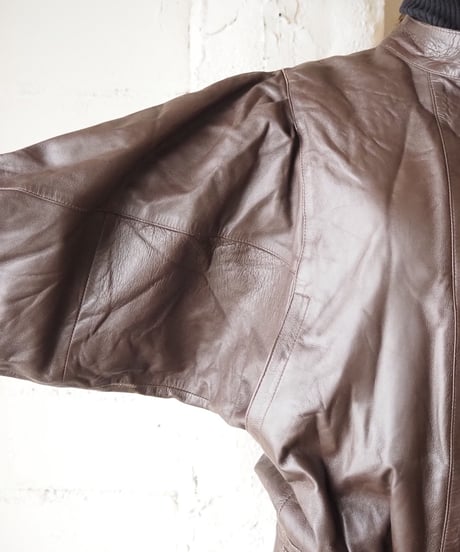 Belted Design Leather Jacket BR