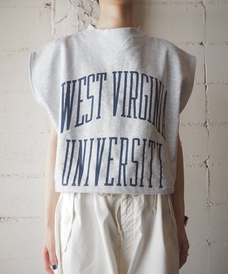 【Orfeo REMAKE】back open sweat vest GR