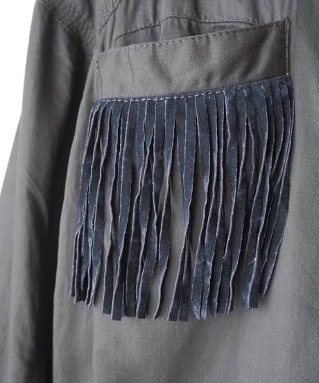 Fringe Pocket Jacket BK