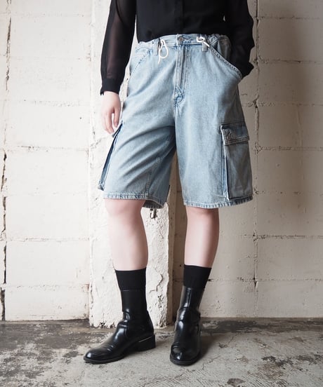 REMAKE Levi's Drawstring Denim Shorts LBL