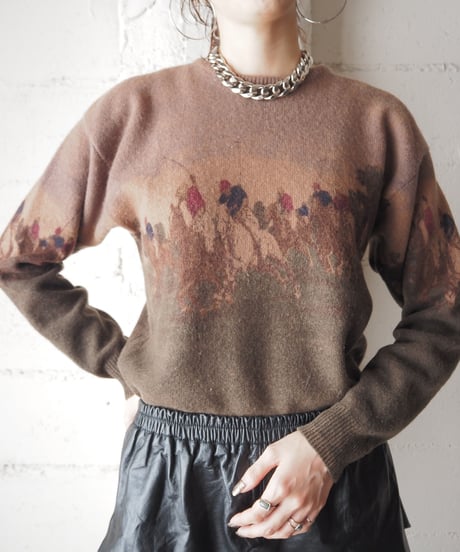 Ralph Lauren Horse Racing Design Knit BR