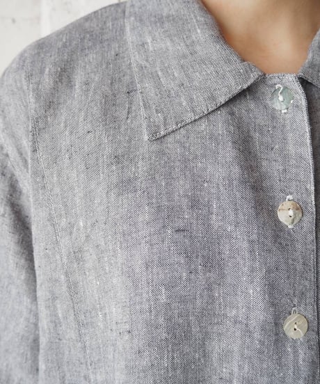 Linen S/S Shirt Dress GR