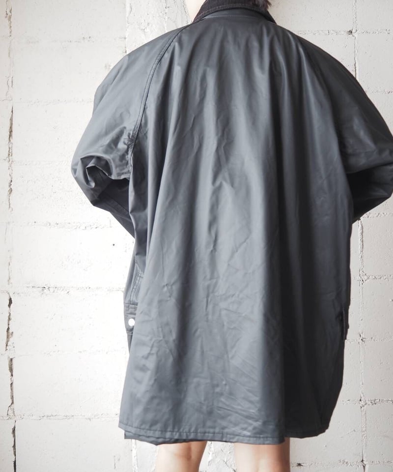 Corduroy Collar Fireman Jacket BK | Orfeo