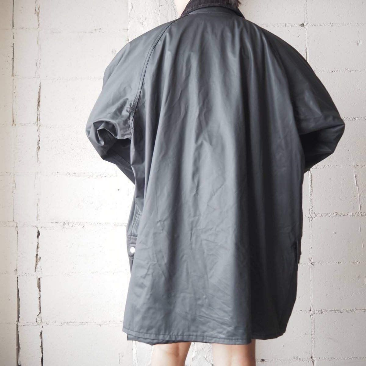 Corduroy Collar Fireman Jacket BK | Orfeo