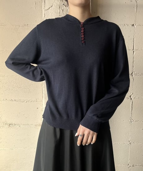 LIZ BAKER Many Button Knit NV