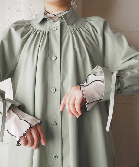 Gather A Line Long Coat LGN