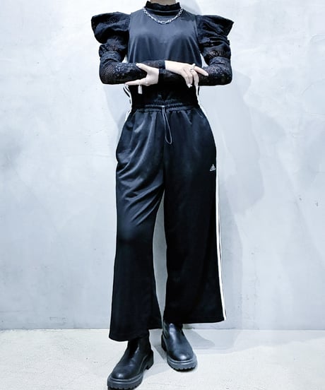 adidas N/S Side Snap Line Jumpsuit BK