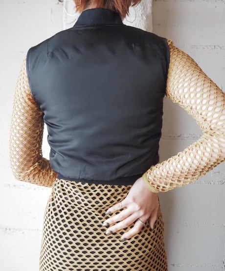 Remake Short MA-1 Vest BK