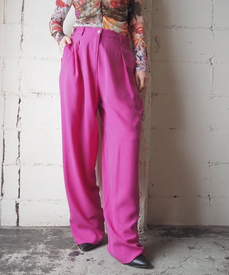Silk Tuck Pants PI
