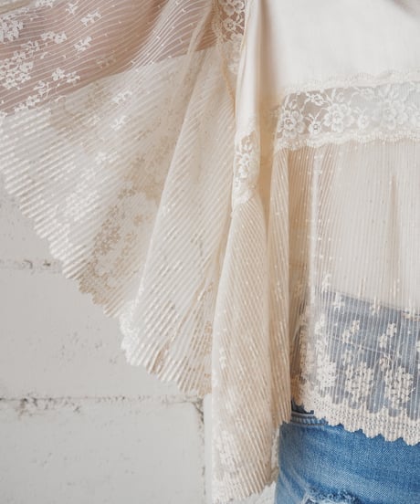 Christian Dior Pleated Lace Cardigan IV
