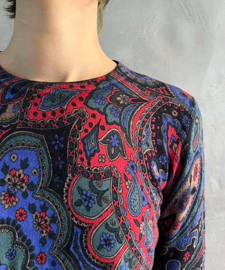 LAUREN Paisley Pattern Catsewn BLRD