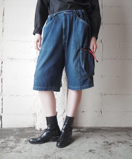 Remake POLO JEANS COMPANY RALPH LAUREN Drawstring Denim Shorts BL