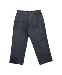 MARITHÉ FRANÇOIS GIRBAUD Big Size Wide Tapered Denim Pants (40×32) GR