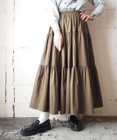 Tiered Easy Skirt KA
